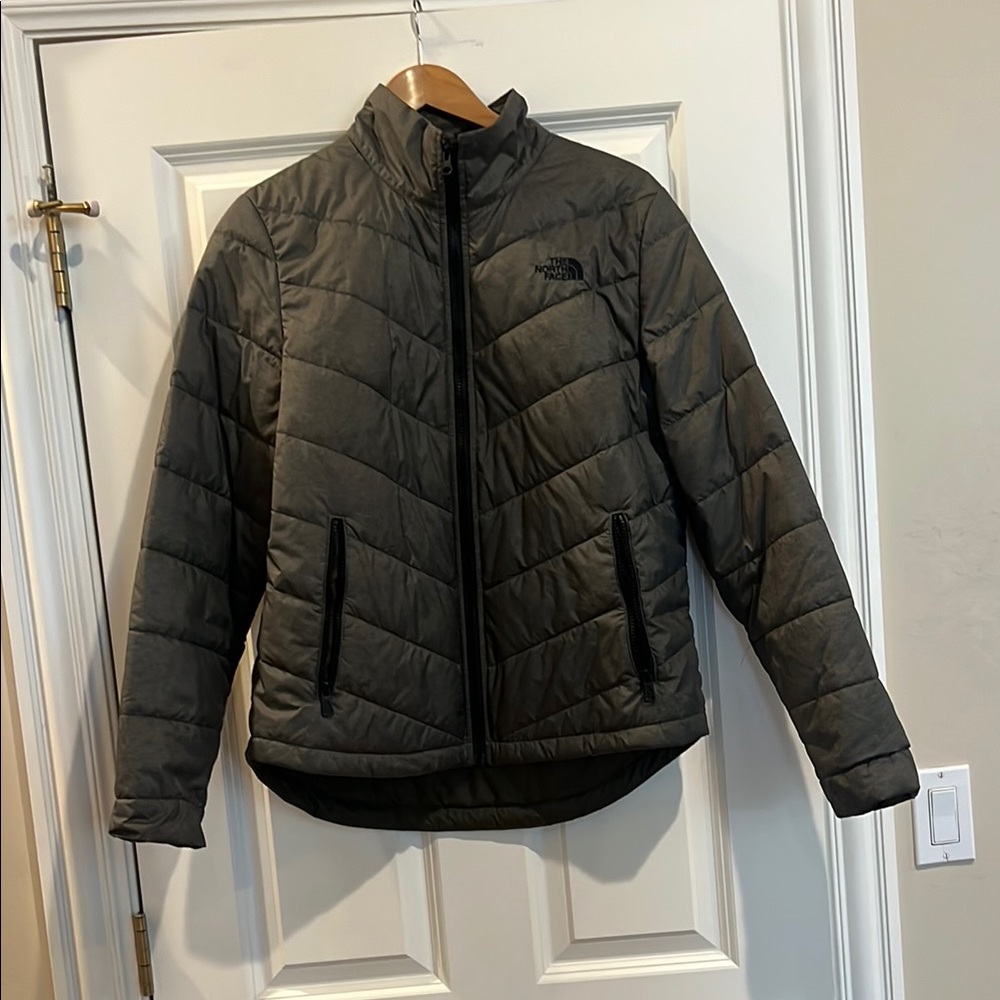 The North Face Dark Green Quilted Jacket